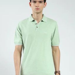 Monte Carlo Green Regular Fit Polo T-Shirt-image-95