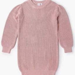 GAP Girls Pink Solid Dress-image-22