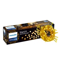 Philips Glitter 12 m 6 W StarLit LED String Light Warm White, 929003588601-5