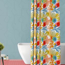 ArtzFolio Single Piece Waterproof Polyester Shower Curtain-image-46