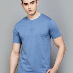KAPPA Light Blue Regular Fit Sports T-Shirts-image-18