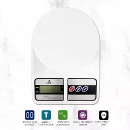 ActiveX ACTIVE-SKS 2 Maximum 10 Kg Weighing Capacity Quanty Max Digital Food Kitchen Scale image 4