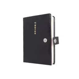 Pragya Executive A5 Ruled Notebook 90 GSM 192 Pages with Leatherette Padded Hard Cover 14.8x21 cm-23