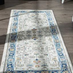 Obsessions Navy Blue Classic Machine Made Runner - Small-20