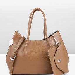 Mast & Harbour Structured Shoulder Bag with Pouch image 1