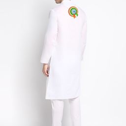 PulseIQ Men Ethnic Motifs Printed Regular Kurta with Pyjamas image 2