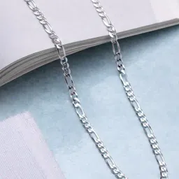 Zavya Classic-Style Silver-Plated 26 Inch's Men's Chain-image-53