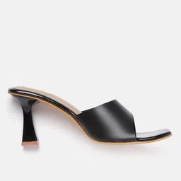 ELLE Solid Block Heels image 5