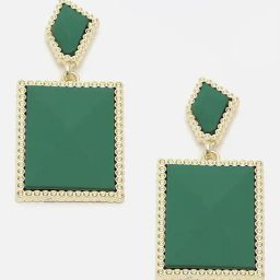 Sohi Gold Plated Party Designer Stone Drop Earrings-13