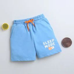 Bumzee Kids Blue Solid Shorts-picture-11