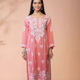 Daali Pink Regular Fit Embroidered Kurta-picture-29