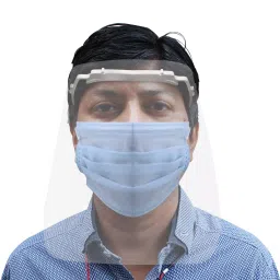 Allin Exporters 175 Micron Disposable Face Shield with Adjustable Elastic Strap AE5138-image-4