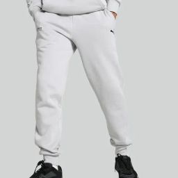 Puma Grey Regular Fit Sports Joggers-image-40
