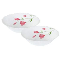 Larah by Borosil White Opalware Bowl - Set of 2-19