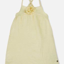 Gini & Jony Girls Yellow Applique Dress-image-39