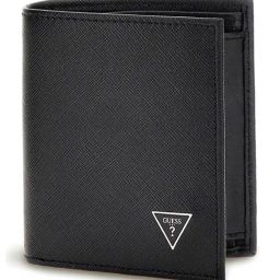 GUESS Black CERTOSA Small Bi-Fold Wallet-image-5