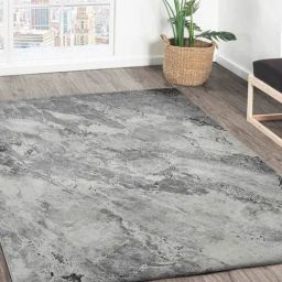 Obsessions Grey Abstract Machine Made Runner - Small-80