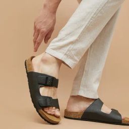 Code by Lifestyle Men's Black Casual Sandals-picture-2