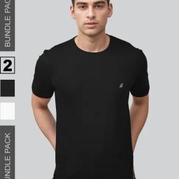 Lux Nitro Black & White Regular Fit T-Shirt-image-96