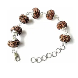 Divine souvenirs Unisex Silver-Plated Link Bracelet-30