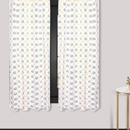 Dekor World Multicoloured Set of 2 Window Curtain-14