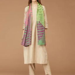 Fabindia Multicolored Printed Stole-picture-29