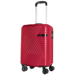 American Tourister Ellen Red Textured Hard Large Trolley Bag - 54 cm-image-76