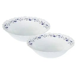 Larah by Borosil White Opalware Bowl - Set of 2-1