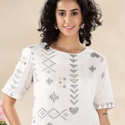 Anouk Women Geometric Printed Crop Top-picture-58
