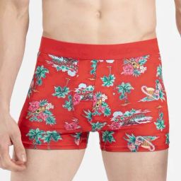 Red Tape Red Comfort Fit Printed Trunks-image-14