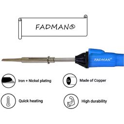 Fadman 7 In 1 Type-2 Soldering Kit with Mobile Opener 25 W Corded Flat Copper, Iron & Nickle Tip image 4