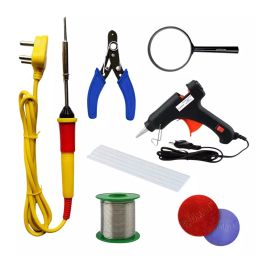 Fadman 7 In 1 Yellow Soldering Iron Kit 25 W Corded Flat Copper, Iron & Nickle Tip-16