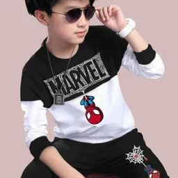 GCYX Black Cotton Blend Clothing Set-picture-47