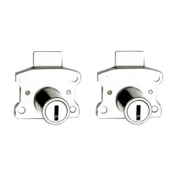 Harrison 30 mm Silver Zinc 7 Pin Furniture Lock with 2 Keys Each, MPL-0632-PK02 (Pack of 2 Pcs)-picture-29