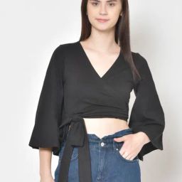 Cation Black Crop Top-image-25