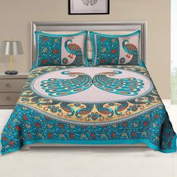 E Elma Unisex Green Bedsheets-image-99