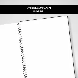 Pragya Spiral A4 Single Ruled Notebook 58/60 GSM 180 Pages with 21x29.7 cm (Pack of 4) image 4
