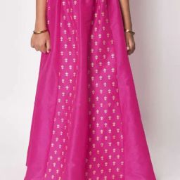 studiorasa Kids Pink Printed Skirt-image-48
