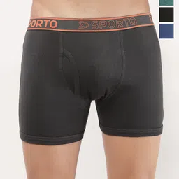 Sporto by Macho Men Pack Of 4 Short Trunks-picture-47