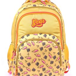 Gear Frosted Backpack  Yellow Pink Height - 19 Inches-image-53