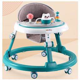 Play Nation 360 Degree Baby Walker with 2 Level Height Adjustment & Musical Play Tray Cum Feeding Tray - Green-19