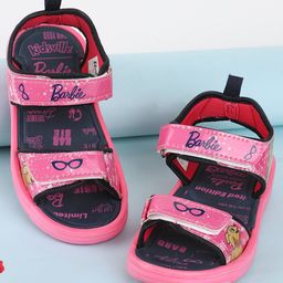 Kidsville Mattel Featuring Barbie Printed Sandals - Pink-picture-22
