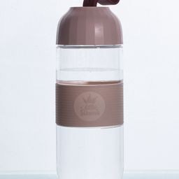 Voncasa Plastic Water Bottle For Home Office Travel School, Peach 420 ml-image-2