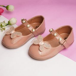 boyz n galz Stones Embellished Butterfly Applique Detailed Ballerinas - Pink-image-66