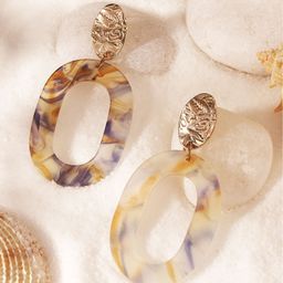 Priyaasi Gold Plated Geometric Drop Earrings-20