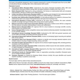oswaal books Oswaal One for All Olympiads Previous Year Solved Papers Class 4 Reasoning For 2025 Exam image 4