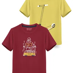 HELLCAT Boys Typography 2 Printed T-shirt-picture-40