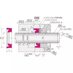 NOK φ170x195 mm IDI Type Polyurethane Rubber Sealing Gasket, IDI 170 195 20-picture-3