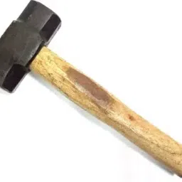 Sudhir B07CQV2000G Iron Sledge Mallet/Hammer with Wooden Handle (2 kg) Sledge Hammer-40