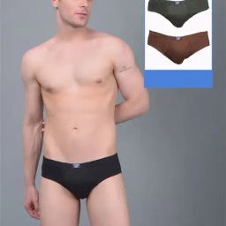 Dollar Lehar Assorted Cotton Regular Fit Briefs - Pack Of 3-picture-15